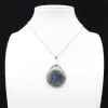Colgante de gota de labradorita - 1