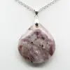 Colgante con inclusión de turmalina rosa - 2