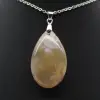 Colgante de ágata con forma de flor - 2