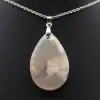 Colgante de ágata con forma de flor - 2