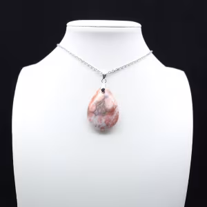 Colgante de gota de jaspe imperial