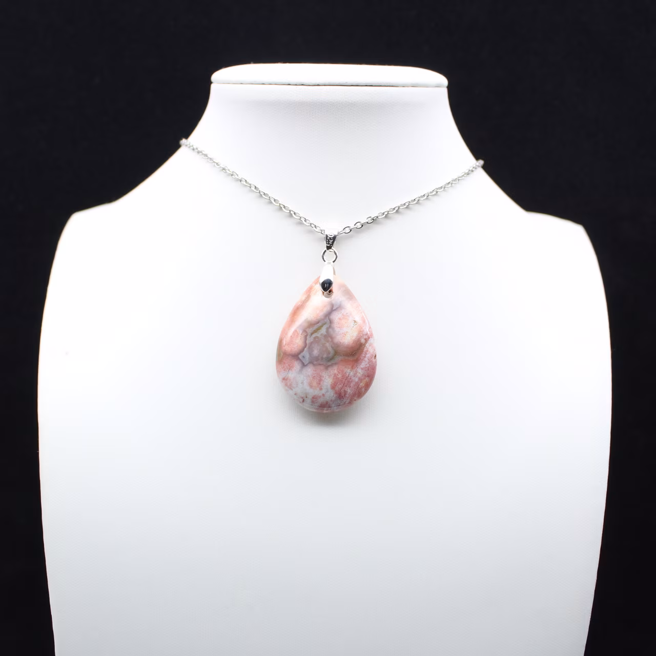 Colgante de gota de jaspe imperial