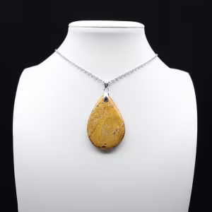Colgante de gota de jaspe imperial