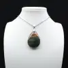 Colgante de gota de jaspe imperial - 3