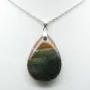 Colgante de gota de jaspe imperial - 1