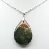 Colgante de gota de jaspe imperial - 2