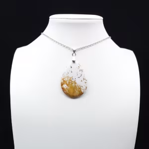 Colgante de gota de jaspe imperial