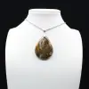 Colgante de gota de jaspe imperial - 5