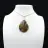 Colgante de gota de jaspe imperial