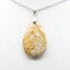 Colgante de gota de jaspe imperial - 1