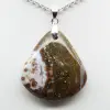 Colgante de gota de jaspe imperial - 2