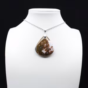 Colgante de gota de jaspe imperial