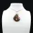 Colgante de gota de jaspe imperial