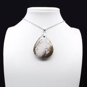 Colgante de gota de jaspe imperial