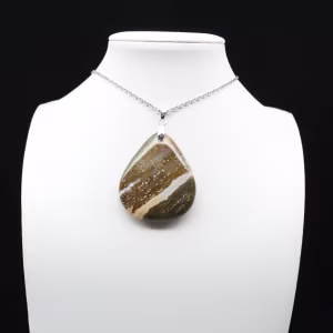 Colgante de gota de jaspe imperial