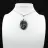 Colgante de gota de jaspe imperial