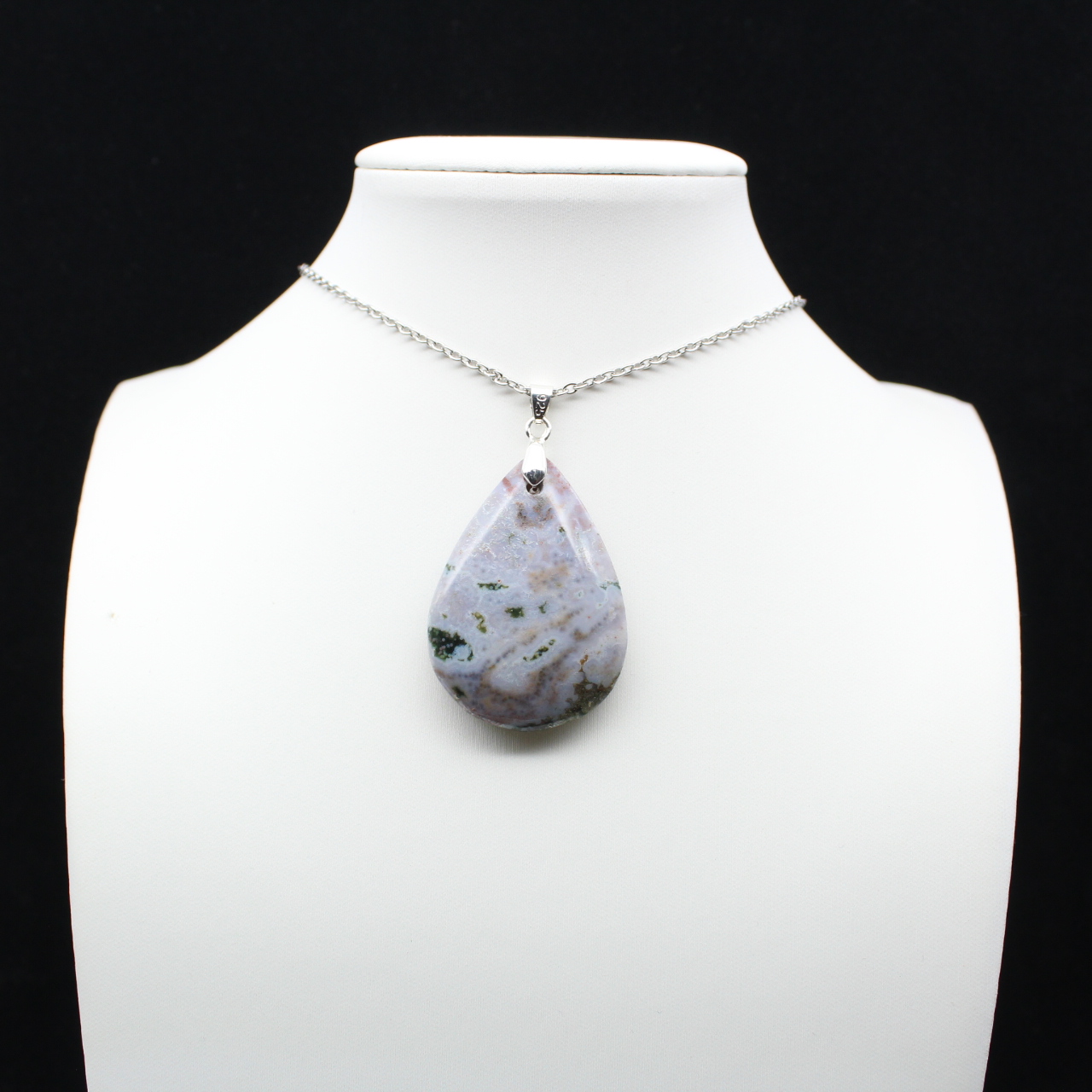 Colgante de gota de jaspe imperial