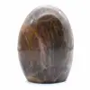 Piedra lunar negra de forma libre - 6