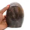 Piedra lunar negra de forma libre - 2