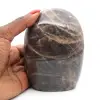 Roca microclina negra natural - 1