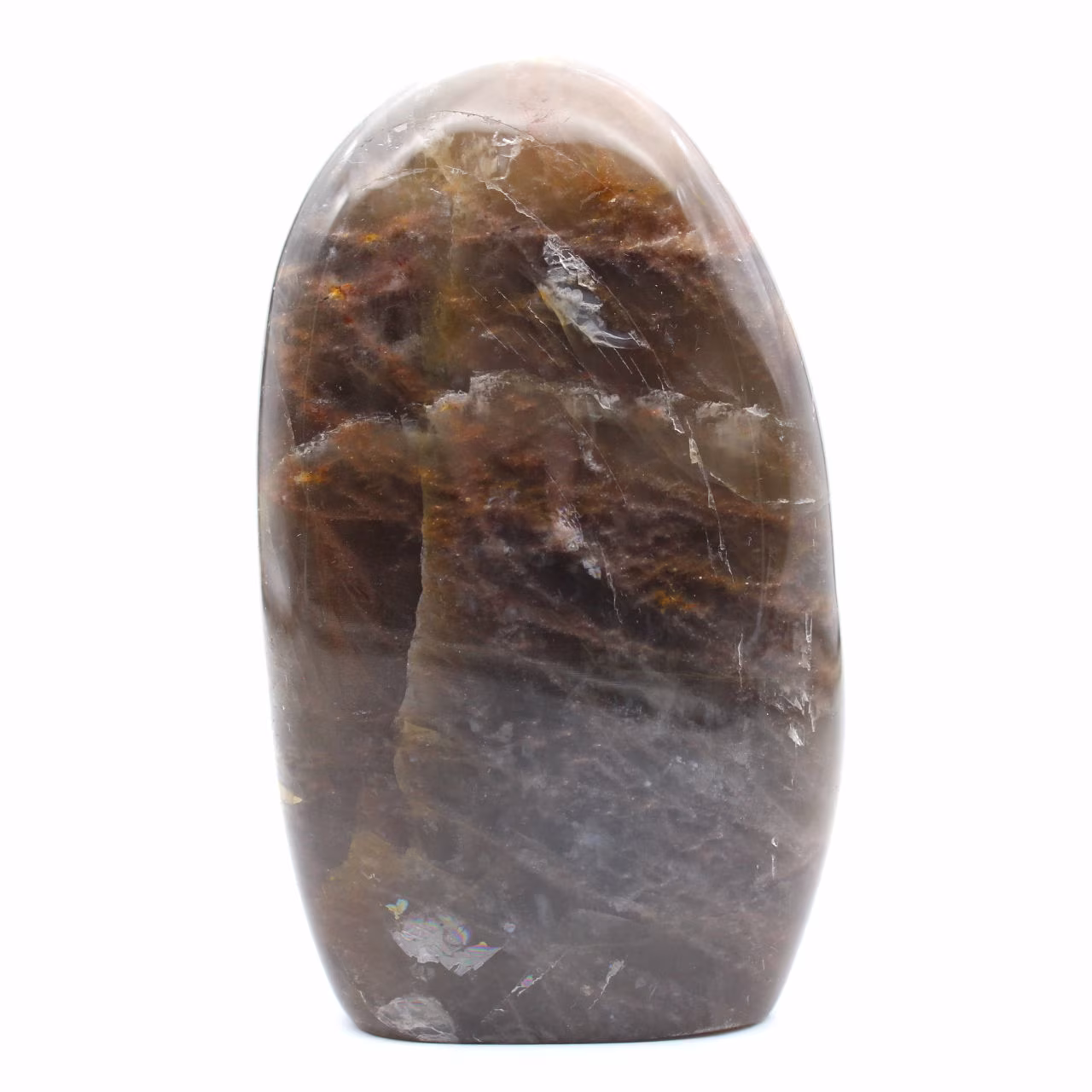 Piedra lunar negra natural