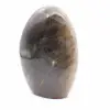 Piedra lunar negra pulida de forma libre - 4
