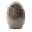 Piedra lunar negra pulida de forma libre