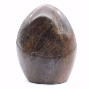 Piedra lunar negra natural