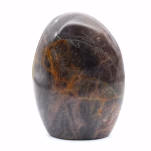 Adorno de piedra lunar negra