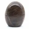 Piedra lunar negra pulida de forma libre - 0