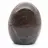 Piedra lunar negra pulida de forma libre