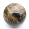 Esfera de piedra lunar negra - 0