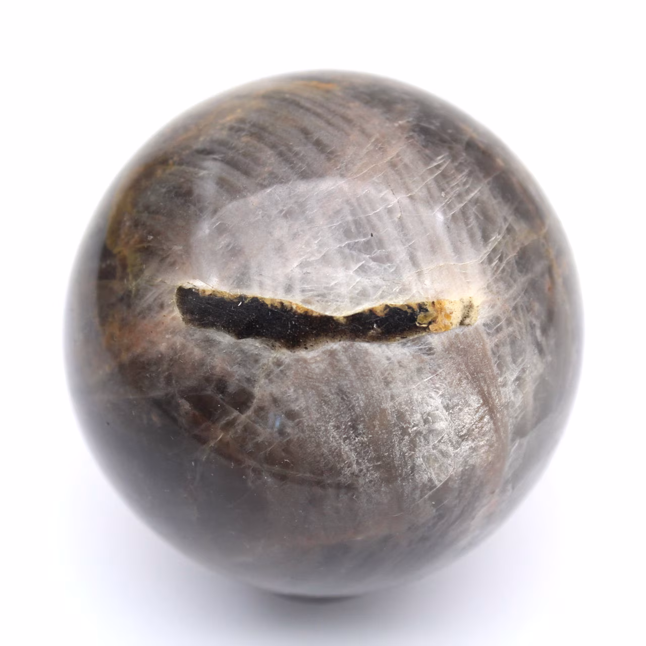 Esfera de microclina negra
