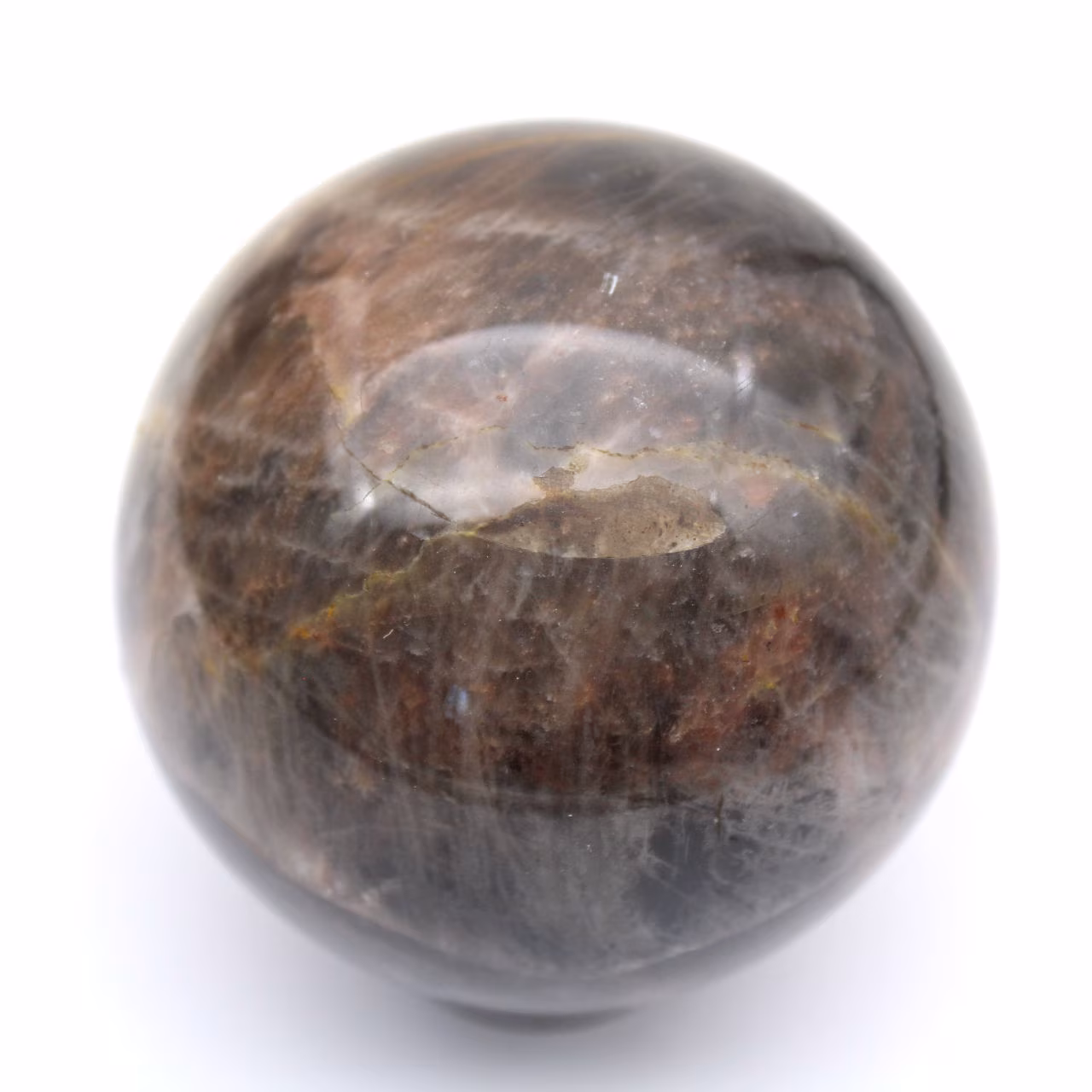 Esfera de piedra de microclina de Madagascar