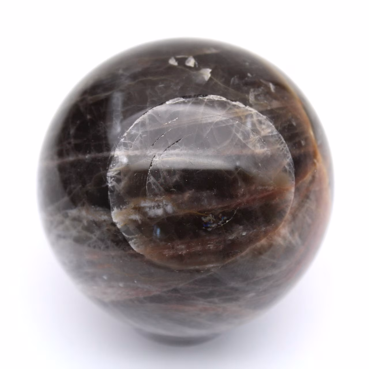 Esfera de piedra de microclina de Madagascar