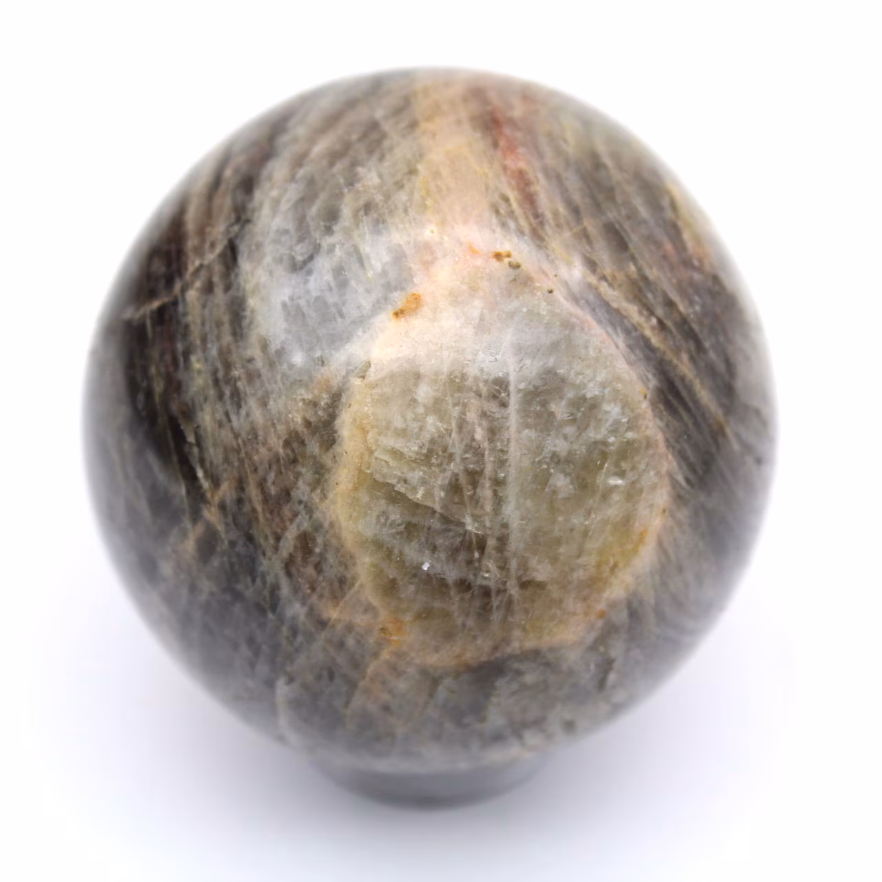 Piedra lunar negra natural