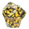 Jaspe abejorro indonesio: adorno de piedra natural pulida - 2