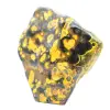 Jaspe abejorro indonesio: adorno de piedra natural pulida - 12