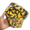 Jaspe abejorro indonesio: adorno de piedra natural pulida - 1