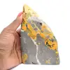 Jaspe abejorro: adorno de piedra pulida y esbelta - 1