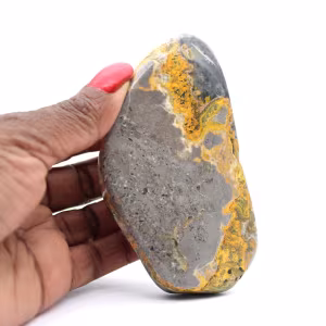 Jaspe abejorro indonesio: piedra decorativa pulida