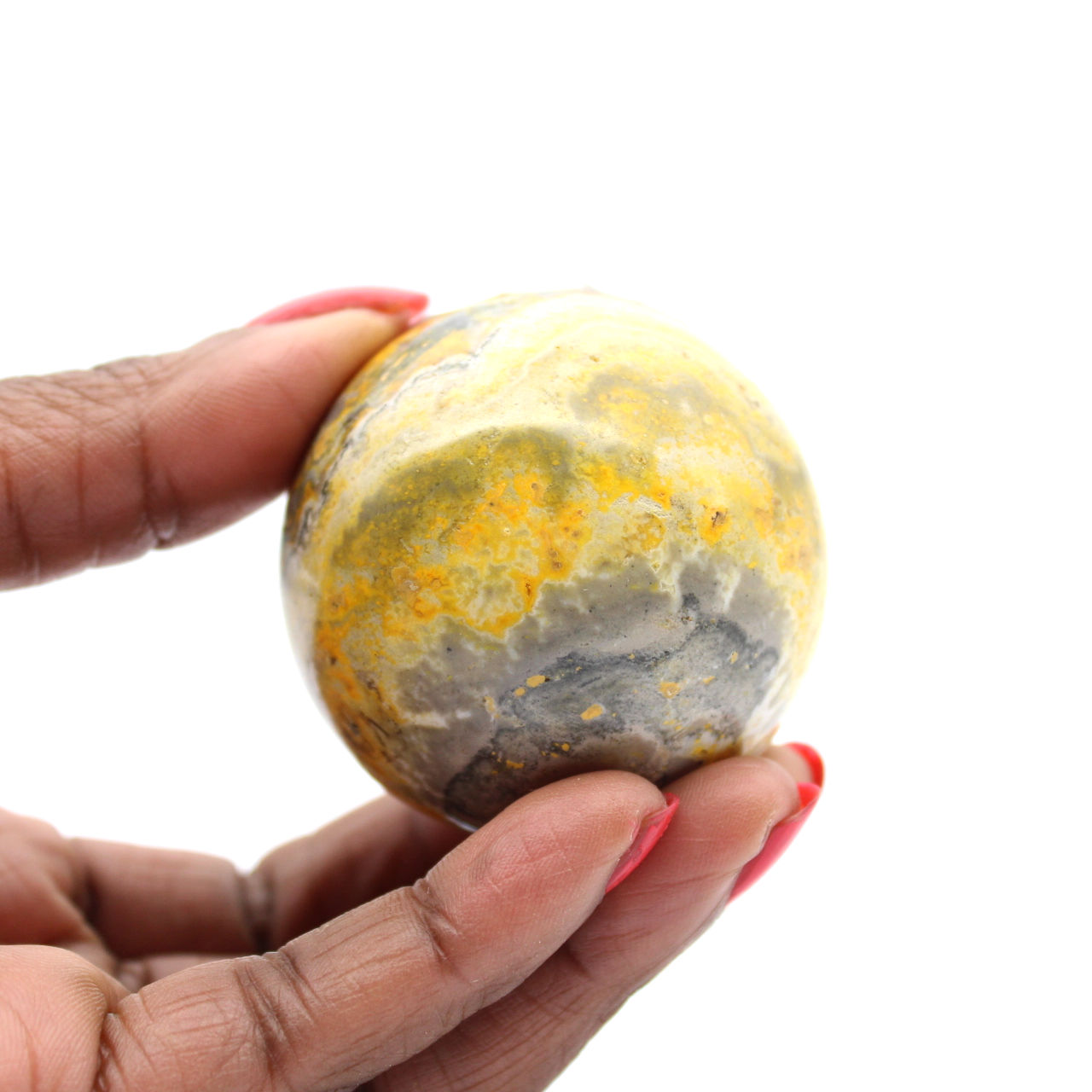 Esfera de jaspe de abejorro: artículo coleccionable de Indonesia