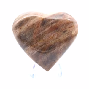 Corazón de microclina de Madagascar