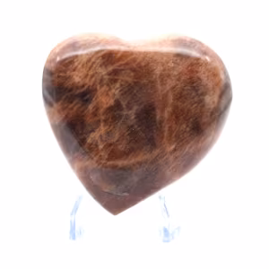 Corazón de piedra de microclina de Madagascar