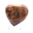 Corazón de piedra de microclina de Madagascar