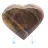 Corazón de piedra lunar negra
