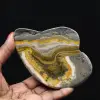 Ciencia mineral de roca de jaspe abejorro pulido - 1