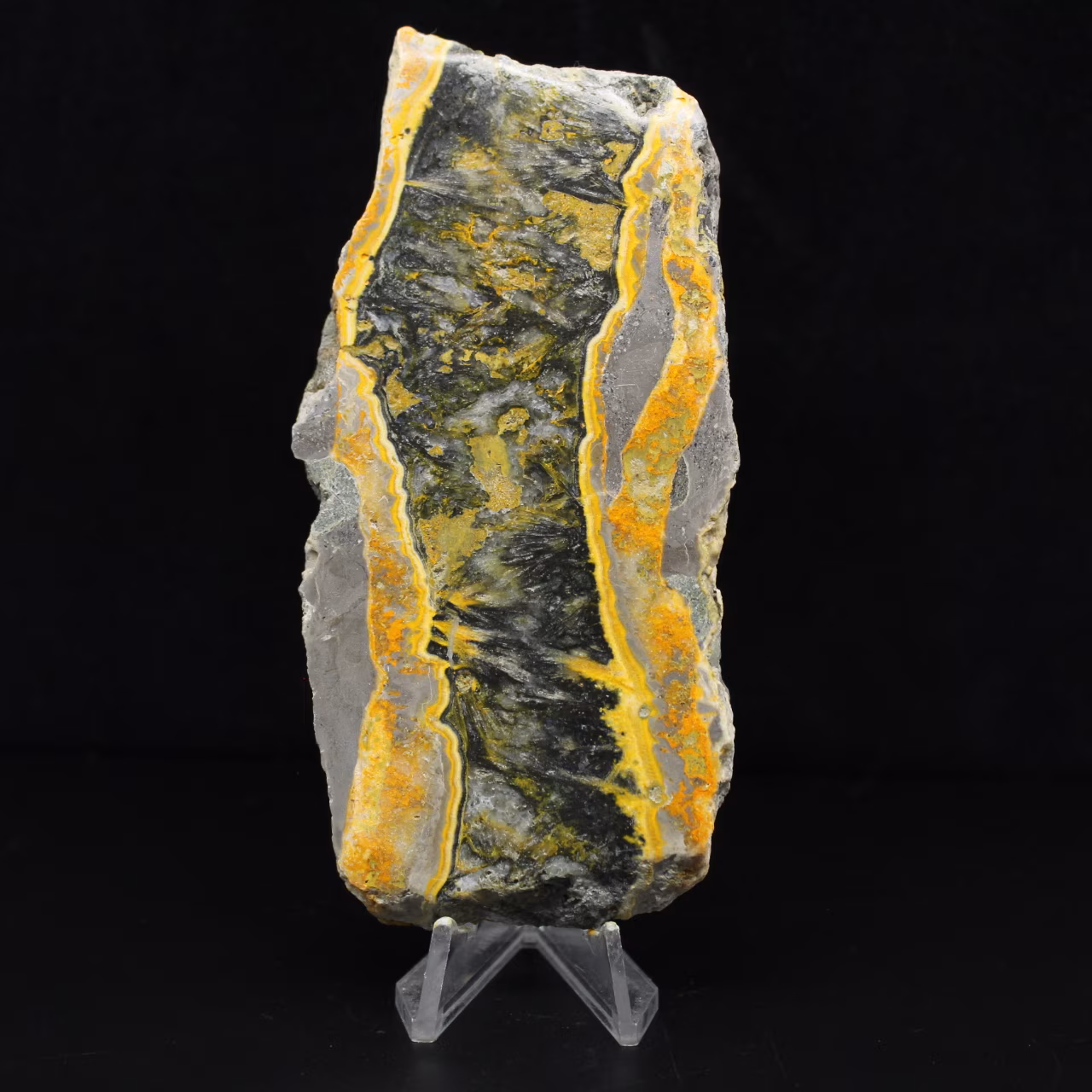 Rebanada de jaspe abejorro - Relieve sedimentario