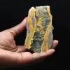 Rebanada gruesa de jaspe abejorro pulido - 1