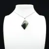 Colgante de jaspe Kambamba en forma de diamante - 2